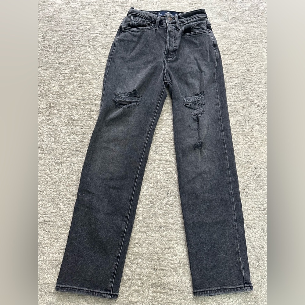 Holister ultra high-rise vintage straight  jeans